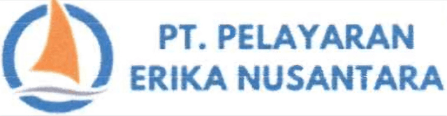 Logo PT Pelayaran Erika Nusantara, mitra pelayaran PT Golden Way Mandiri